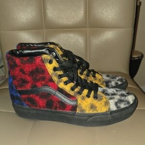 Vans Sk8-Hi Platform 2 Multicolor Leopard Sneakers